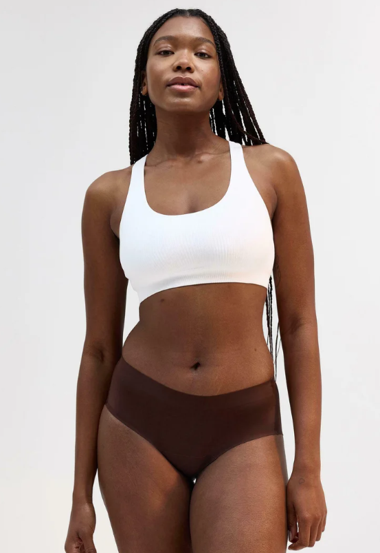 Female Engineering WITH HIGH ABSORBENCY – HIPHUGGER - Menstruatie-ondergoed - dk brown